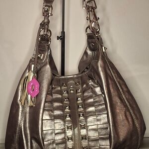 Y2k Besty Johnson Metallic Shoulder Bag
